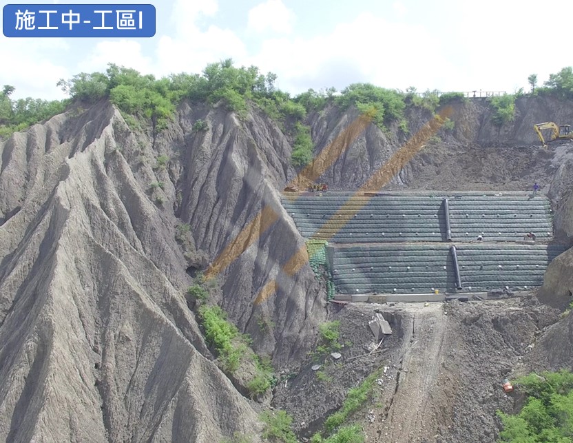 泥岩地質邊坡災害修復加勁擋土工程4