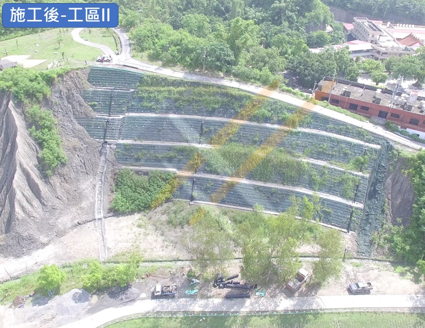 泥岩地質邊坡災害修復加勁擋土工程7